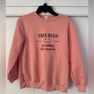 Girl Size 11/12 Peach Cute Sweater